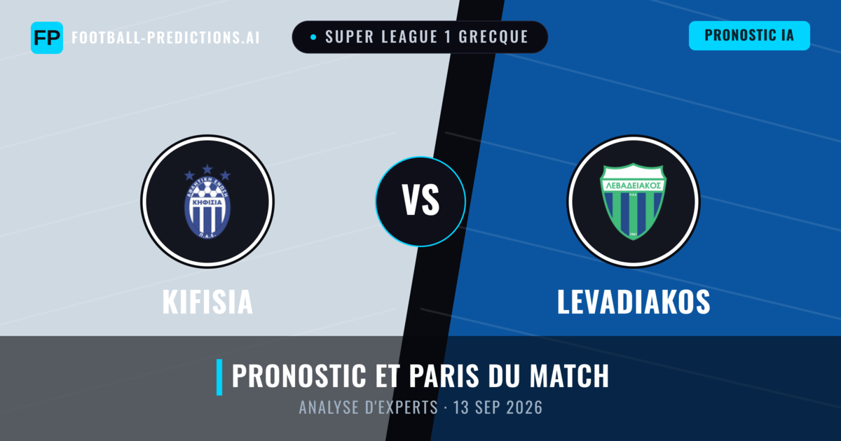 Kifisia vs Levadiakos — pronostic et avant-match