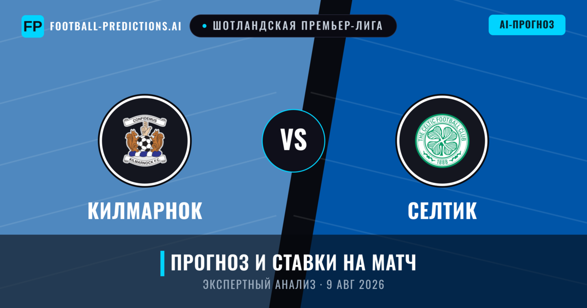 Килмарнок – Селтик — прогноз и превью матча