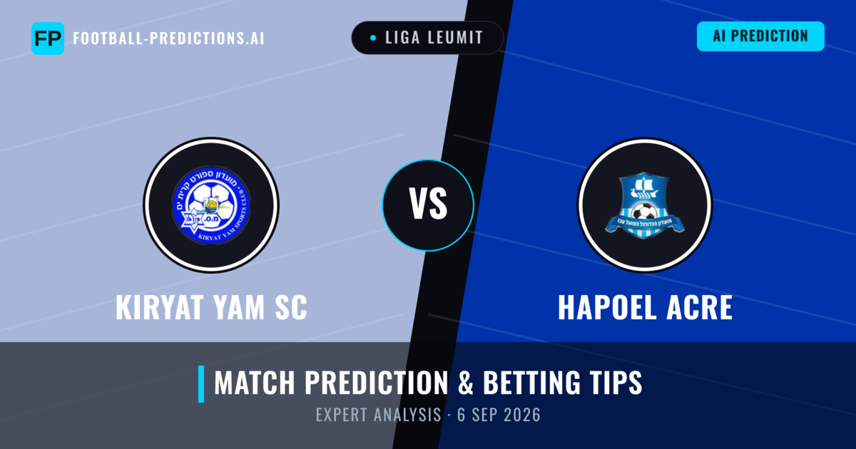 Kiryat Yam SC vs Hapoel Acre — match prediction & preview