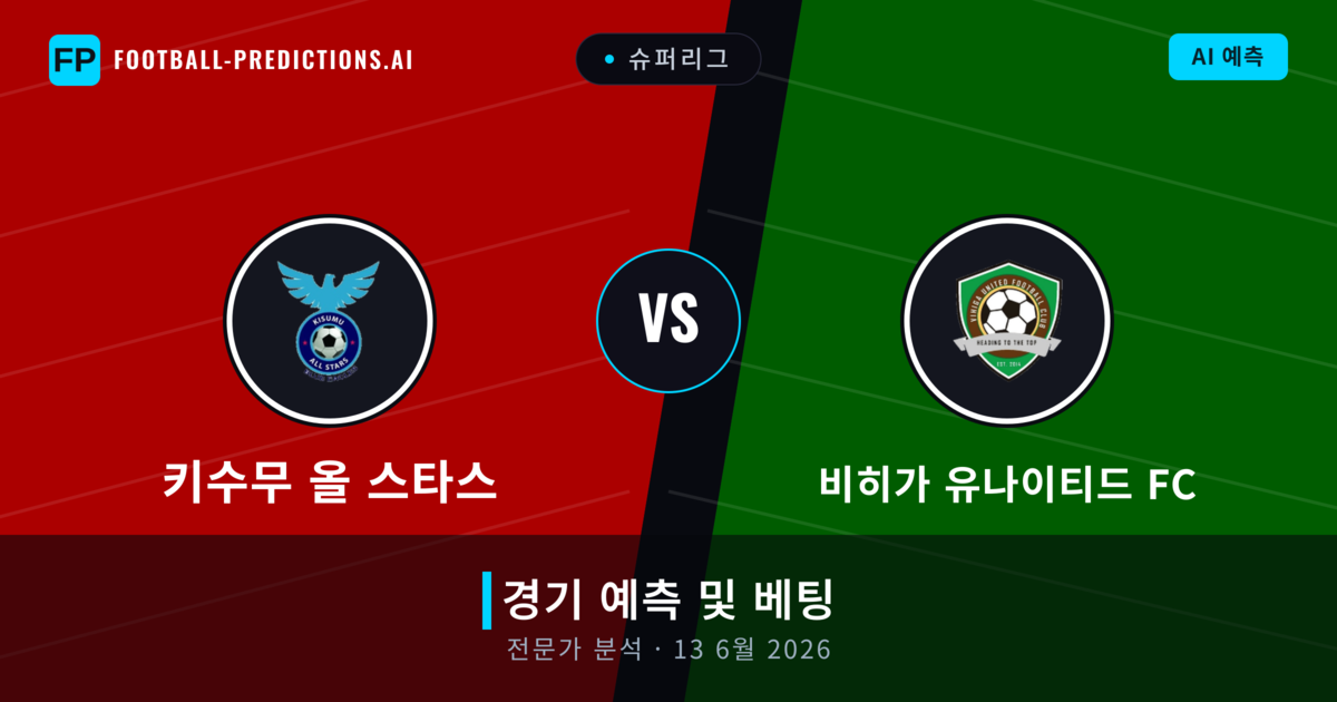 키수무 올 스타스 대 비히가 유나이티드 FC — 경기 예측 및 프리뷰