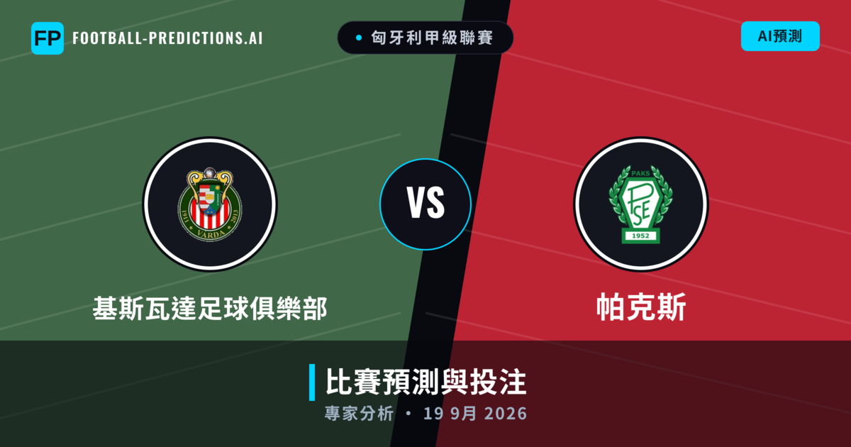 基斯瓦達足球俱樂部 vs 帕克斯 — 比赛预测和前瞻