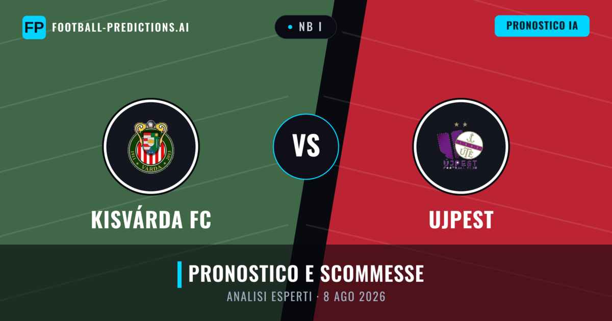 Kisvárda FC vs Ujpest — pronostico e anteprima del match