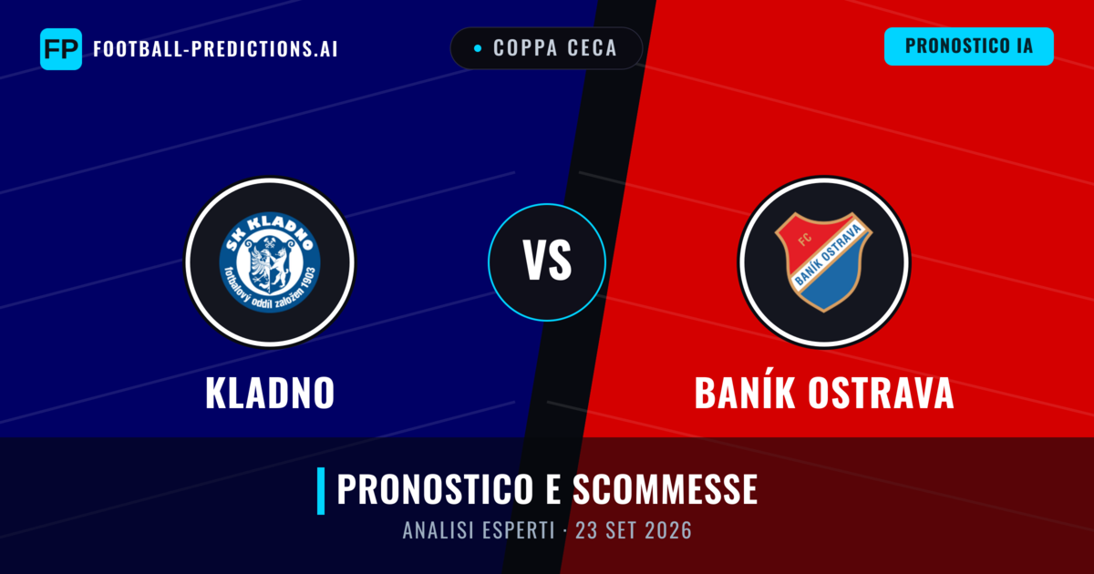 Kladno vs Baník Ostrava — pronostico e anteprima del match