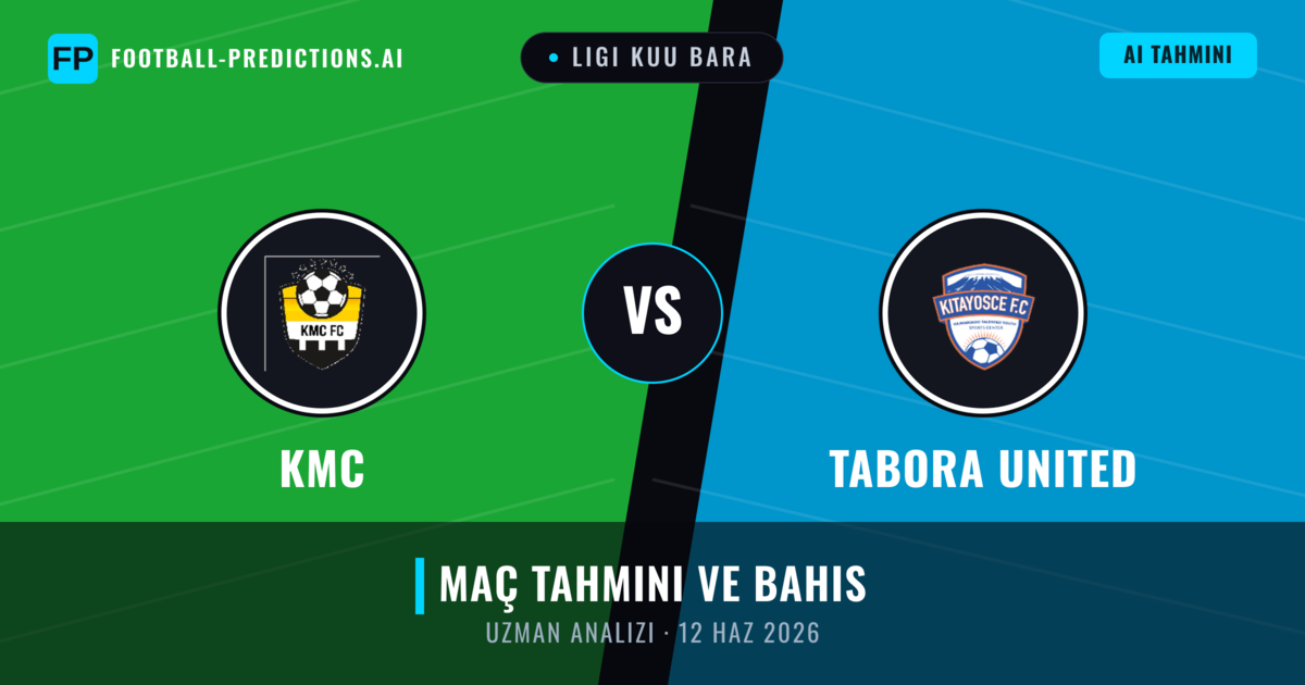 KMC - Tabora United — maç tahmini ve önizleme