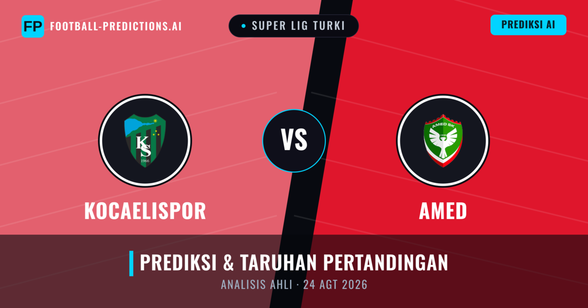 Kocaelispor vs Amed — prediksi dan pratinjau pertandingan