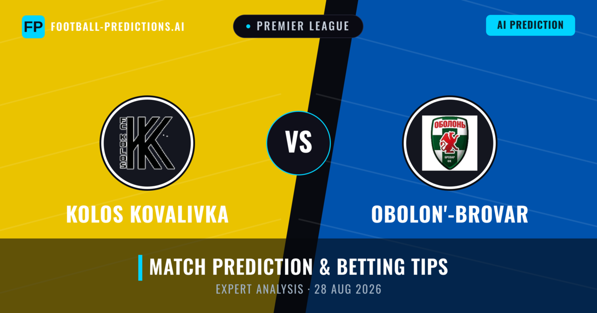 Kolos Kovalivka vs Obolon'-Brovar — match prediction & preview