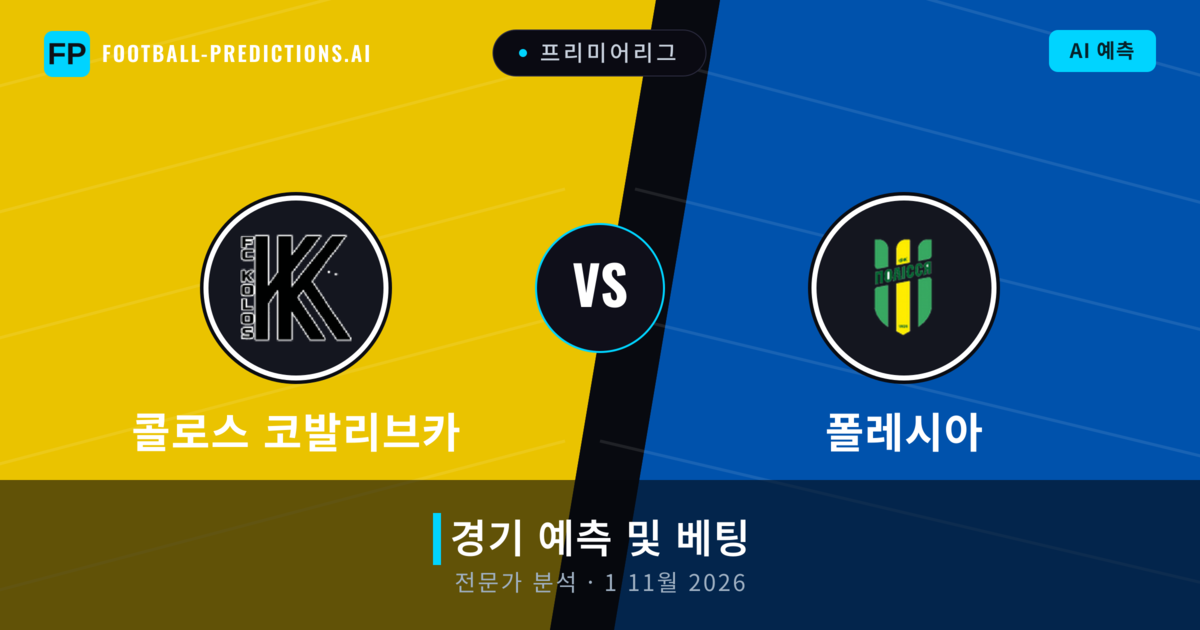 콜로스 코발리브카 대 폴레시아 — 경기 예측 및 프리뷰