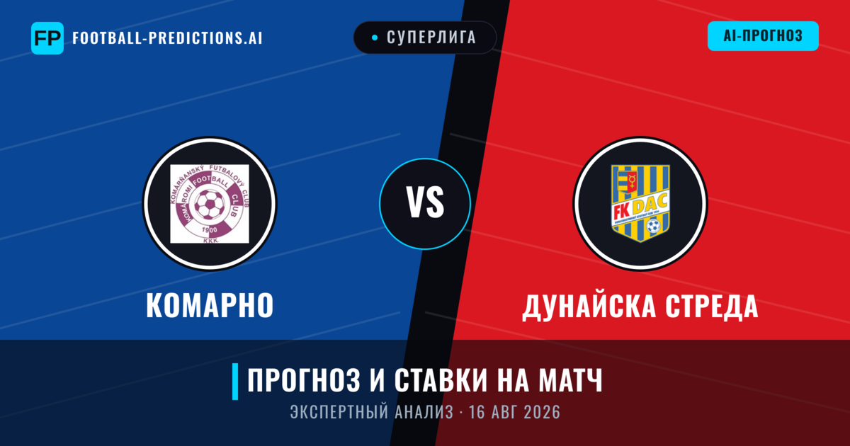 Комарно – Дунайска Стреда — прогноз и превью матча