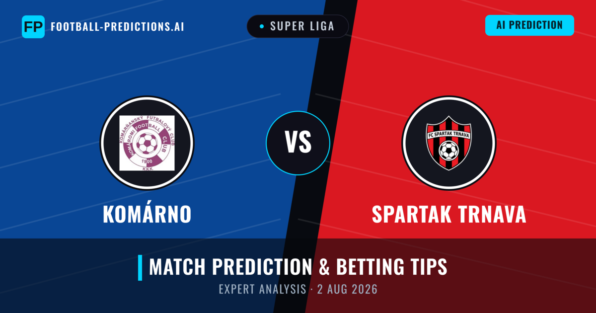 Komárno vs Spartak Trnava — match prediction & preview