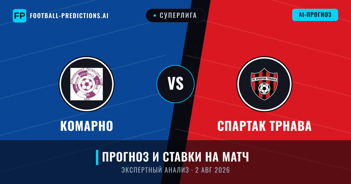 Комарно – Спартак Трнава — прогноз и превью матча