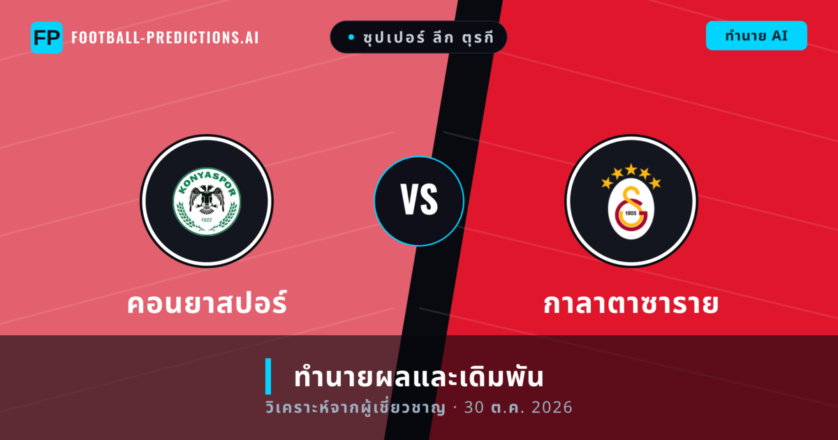 คอนยาสปอร์ พบ กาลาตาซาราย — ทำนายผลและพรีวิวการแข่งขัน