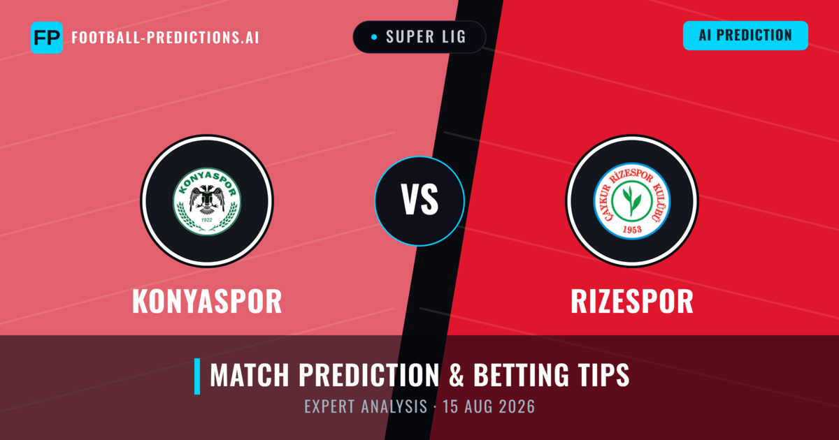 Konyaspor vs Rizespor — match prediction & preview