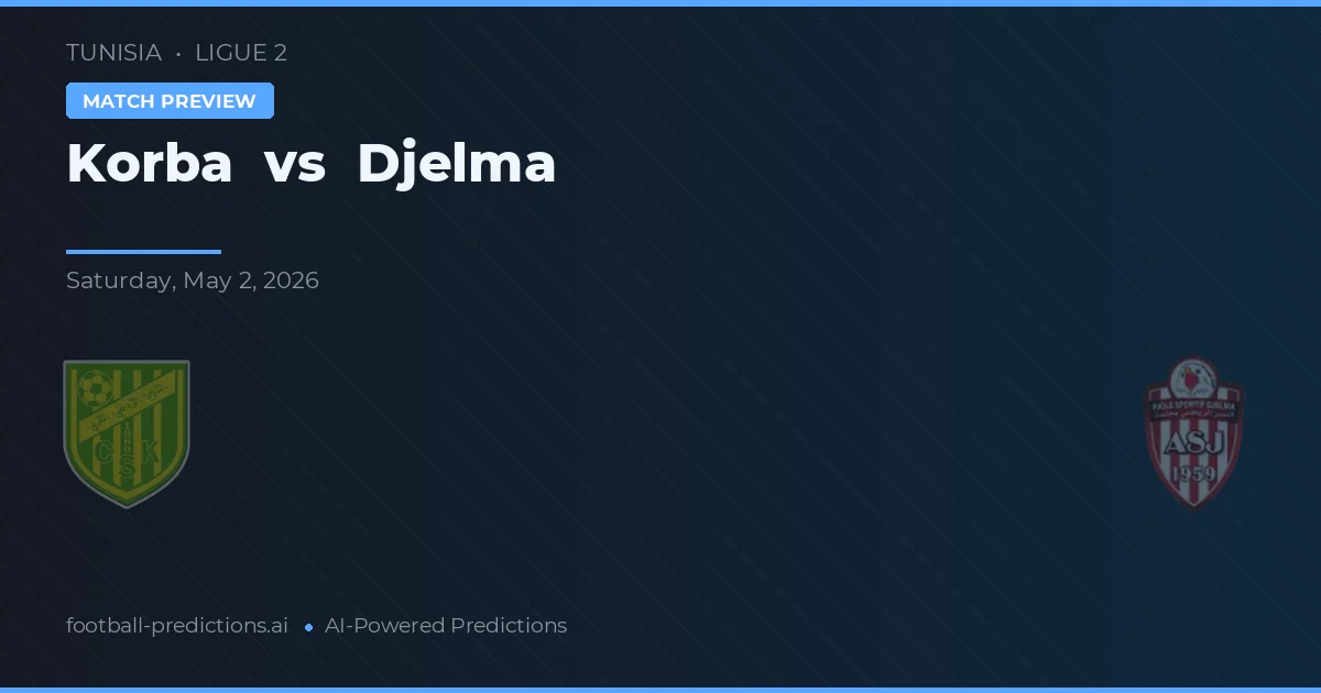 Korba vs Djelma — pronostico e anteprima del match