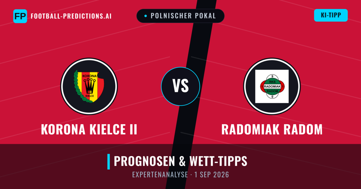 Korona Kielce II vs Radomiak Radom — Prognose und Spielvorschau