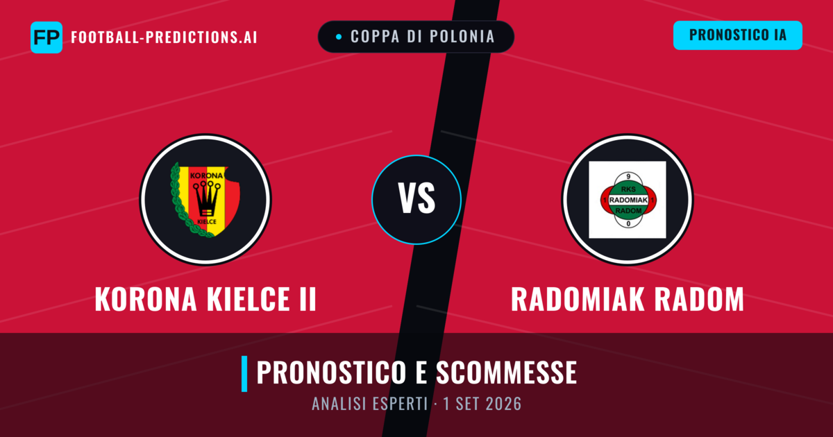 Korona Kielce II vs Radomiak Radom — pronostico e anteprima del match