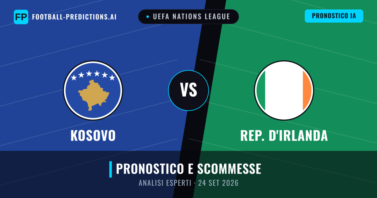 Kosovo vs Rep. d'Irlanda — pronostico e anteprima del match
