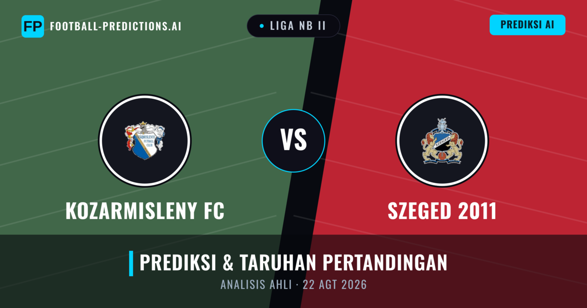 Kozármisleny FC vs Szeged 2011 — prediksi dan pratinjau pertandingan