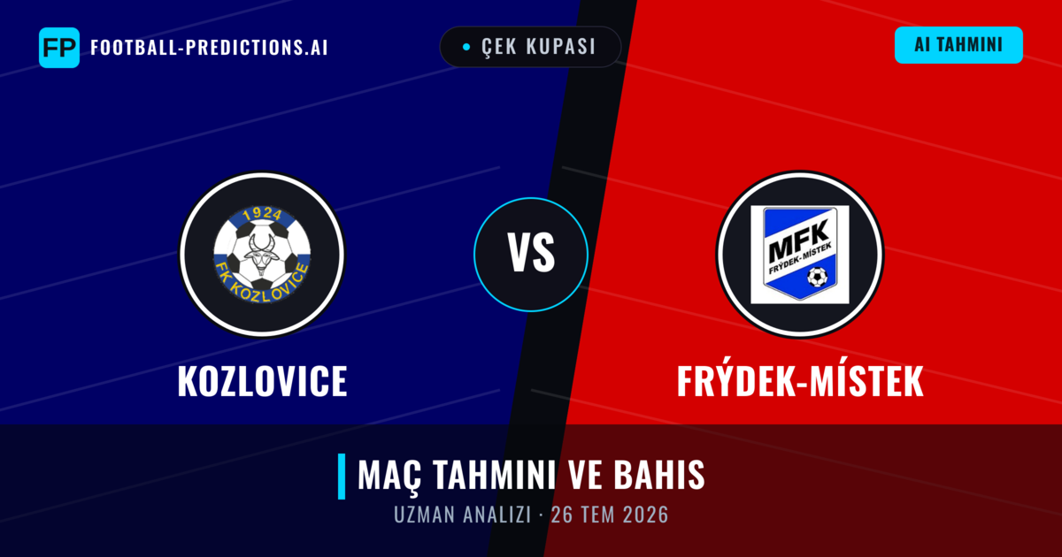 Kozlovice - Frýdek-Místek — maç tahmini ve önizleme