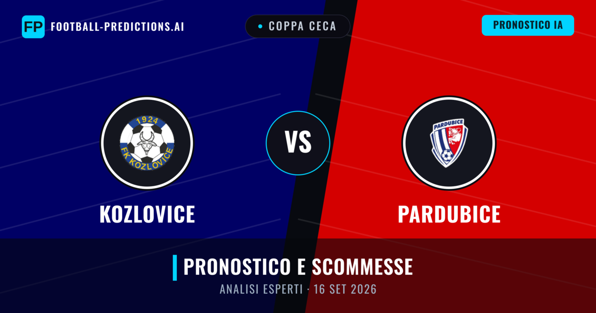 Kozlovice vs Pardubice — pronostico e anteprima del match