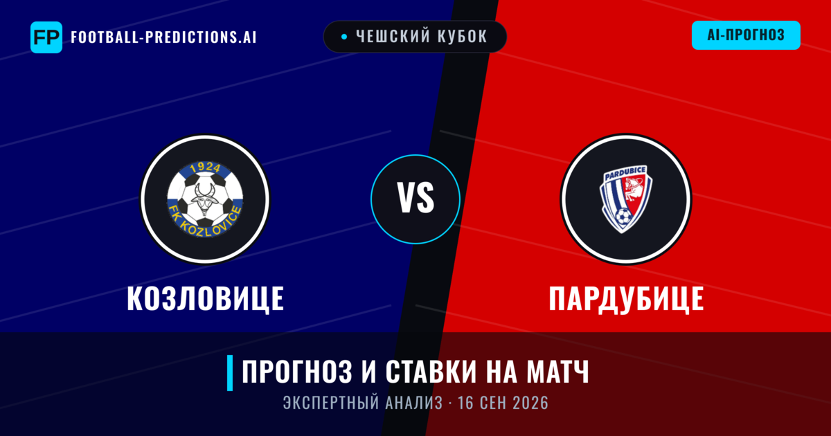 Козловице – Пардубице — прогноз и превью матча