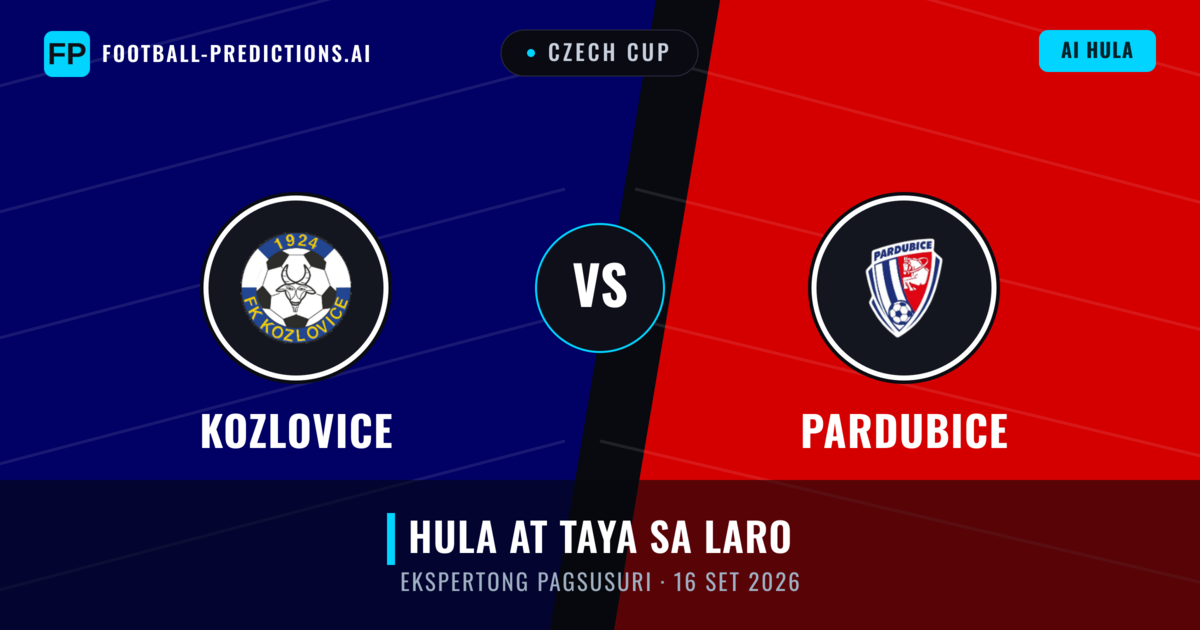 Kozlovice vs Pardubice — hula at preview ng laban