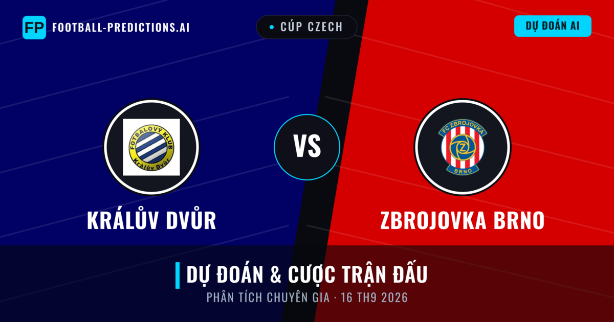 Králův Dvůr vs Zbrojovka Brno — dự đoán và xem trước trận đấu
