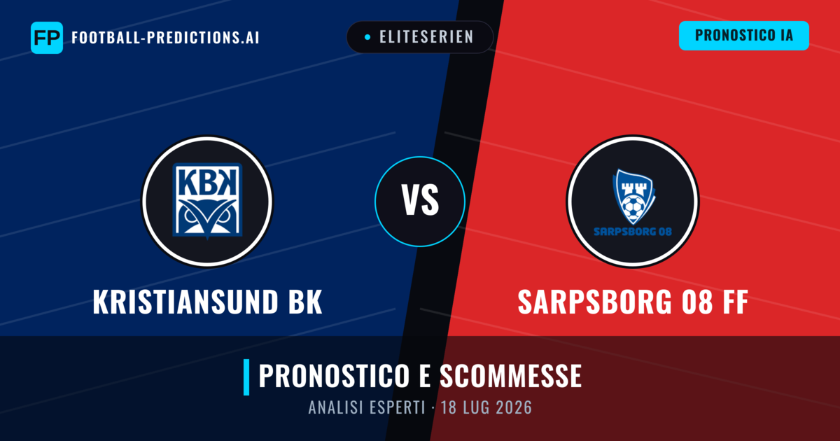 Kristiansund BK vs Sarpsborg 08 FF — pronostico e anteprima del match