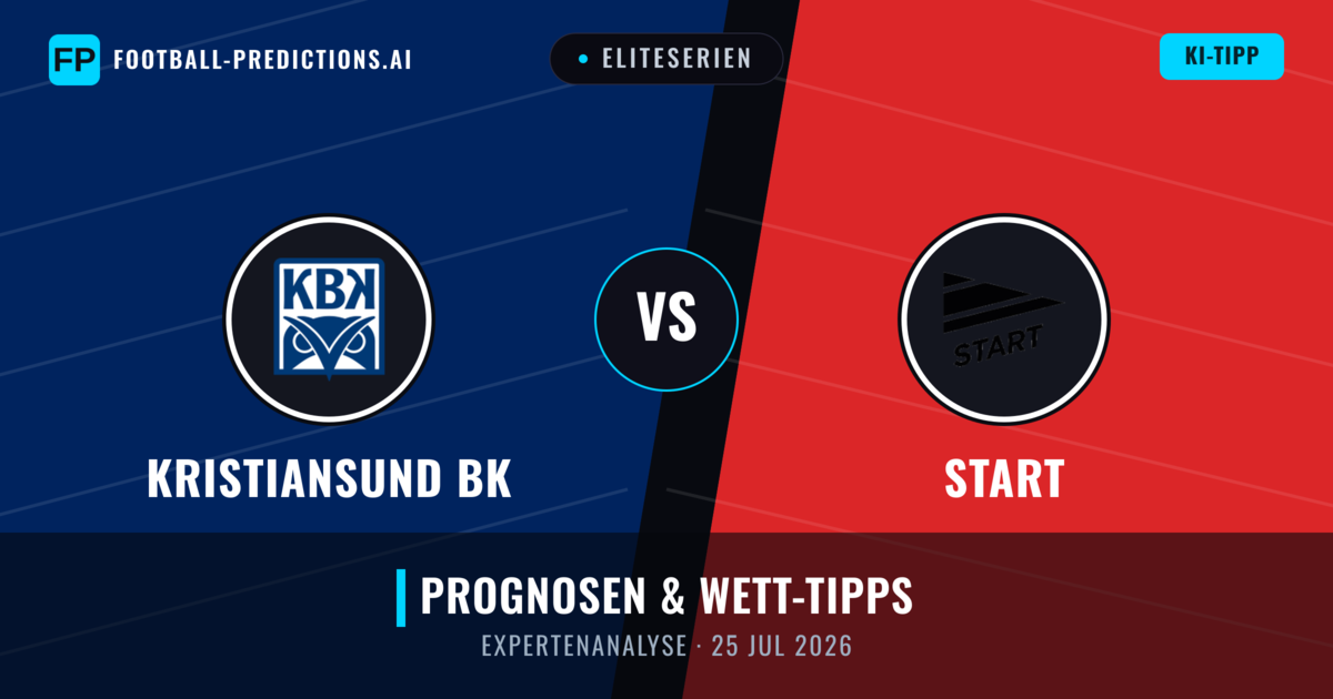 Kristiansund BK vs Start — Prognose und Spielvorschau