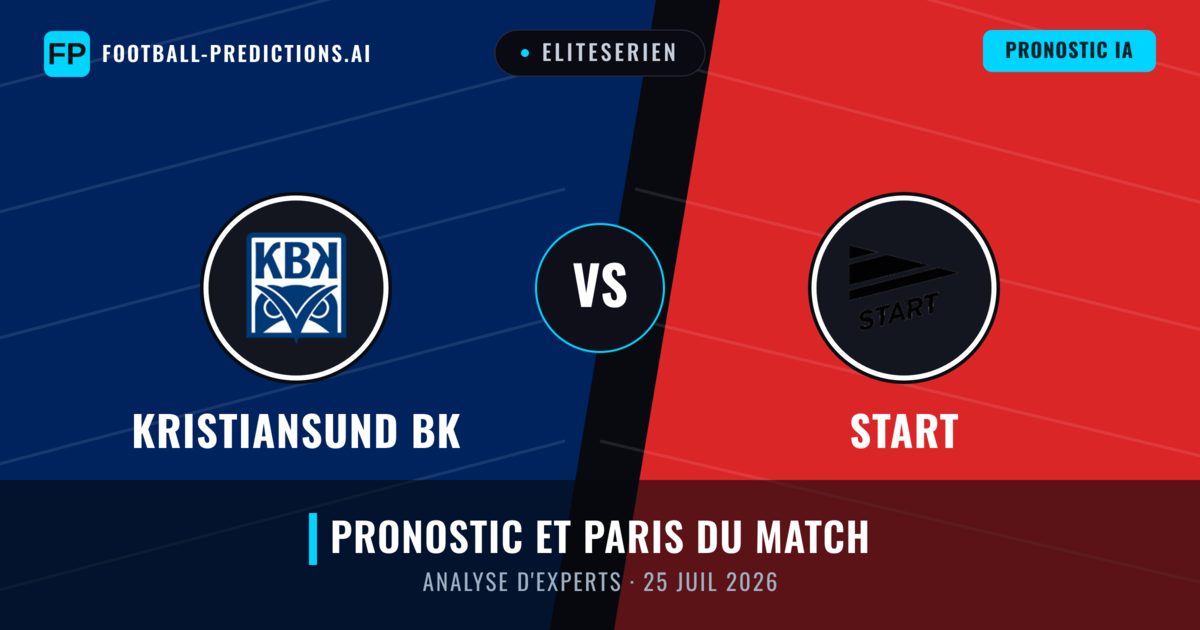 Kristiansund BK vs Start — pronostic et avant-match