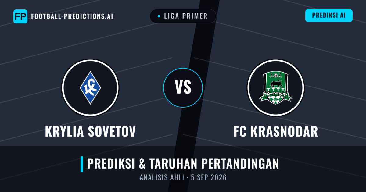 Krylia Sovetov vs FC Krasnodar — prediksi dan pratinjau pertandingan