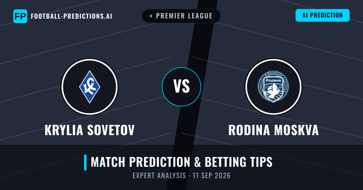Krylia Sovetov vs Rodina Moskva — match prediction & preview
