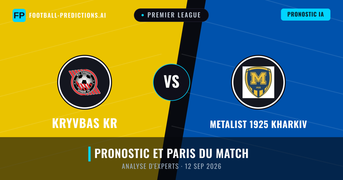Kryvbas KR vs Metalist 1925 Kharkiv — pronostic et avant-match