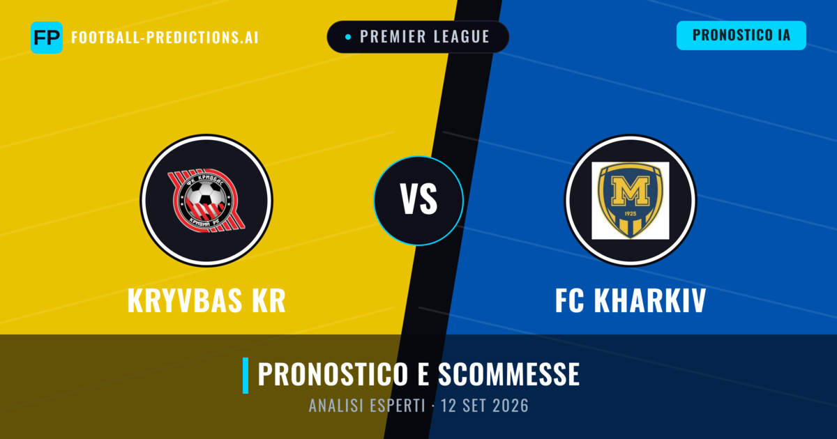 Kryvbas KR vs FC Kharkiv — pronostico e anteprima del match