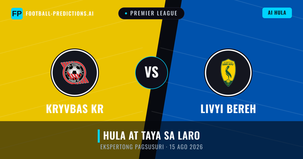 Kryvbas KR vs Livyi Bereh — hula at preview ng laban