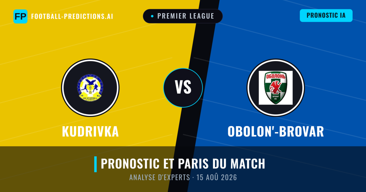 Kudrivka vs Obolon'-Brovar — pronostic et avant-match