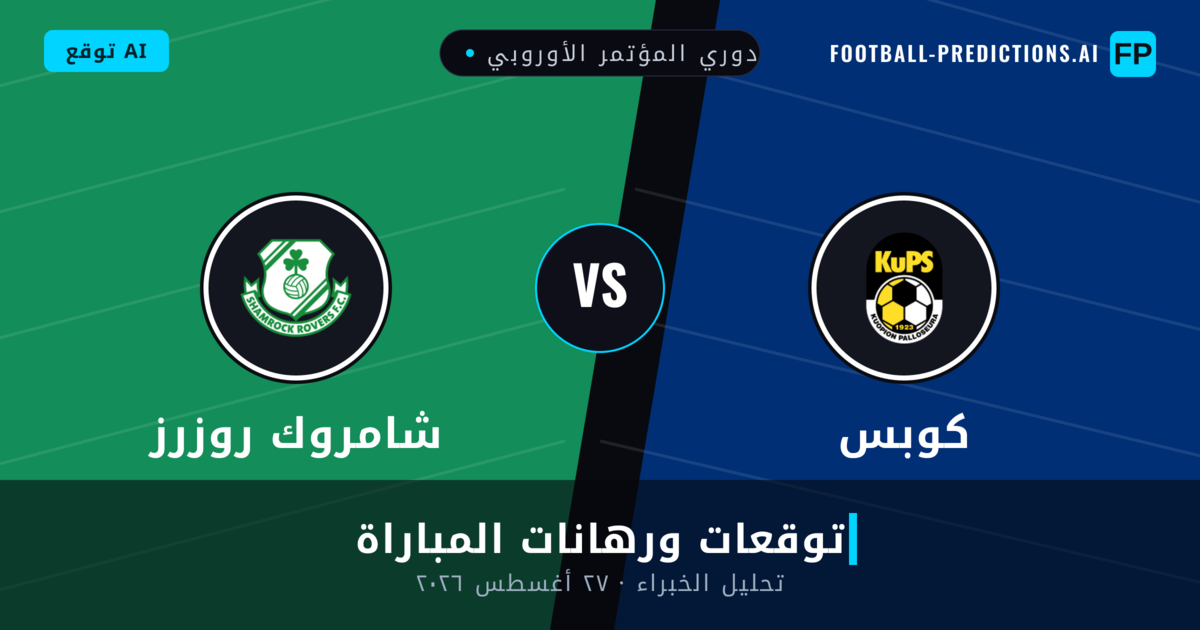 كوبس ضد شامروك روزرز — توقعات ومعاينة المباراة
