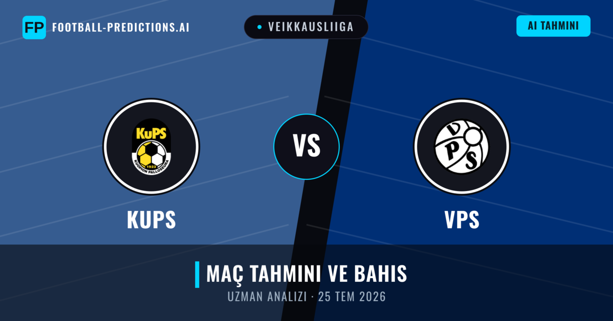 KuPS - VPS — maç tahmini ve önizleme