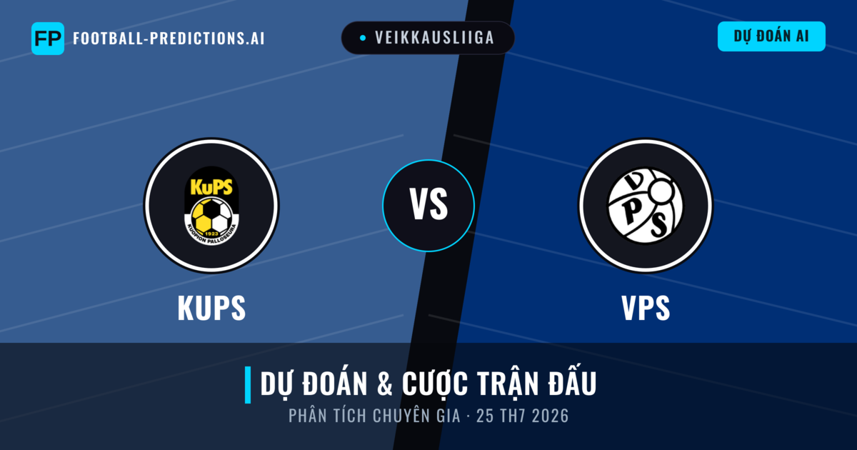 KuPS vs VPS — dự đoán và xem trước trận đấu
