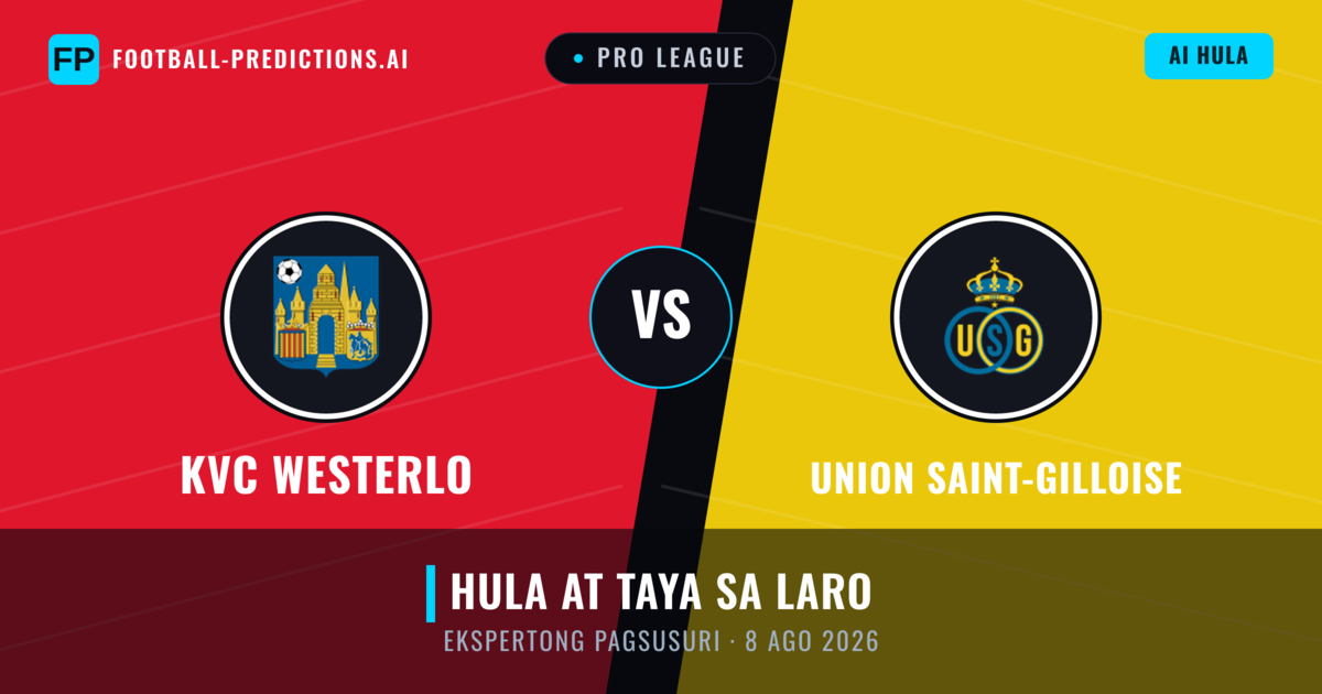 KVC Westerlo vs Union Saint-Gilloise — hula at preview ng laban
