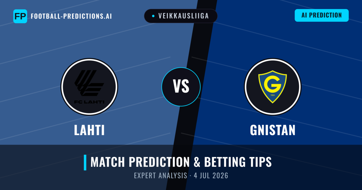 Lahti vs Gnistan — match prediction & preview