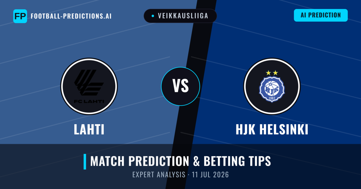 Lahti vs HJK Helsinki — match prediction & preview