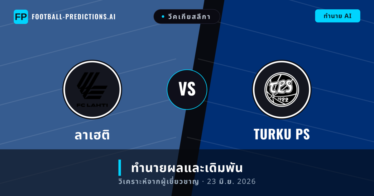 ลาเฮติ พบ Turku PS — ทำนายผลและพรีวิวการแข่งขัน