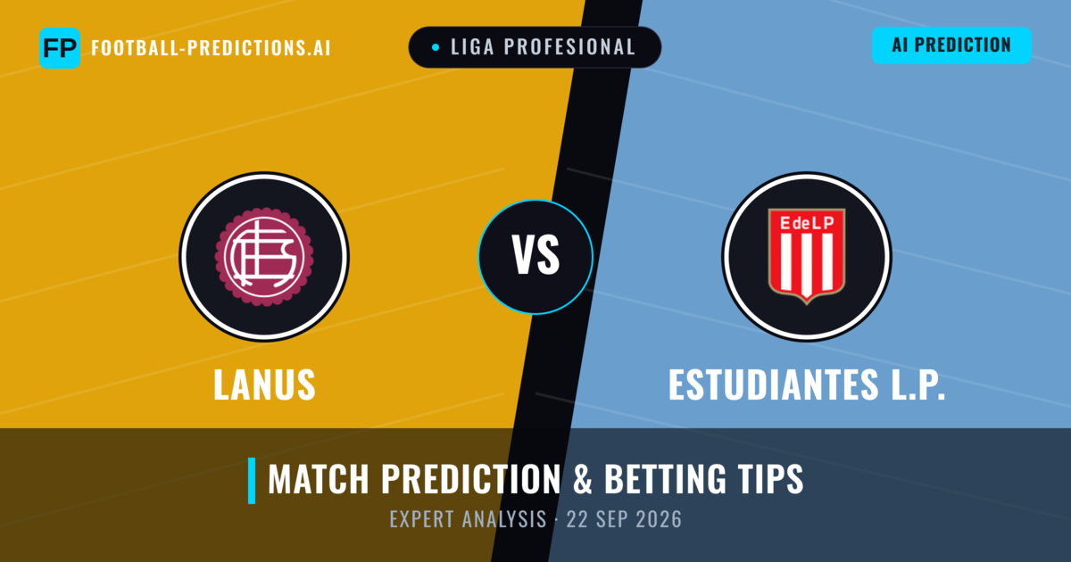 Lanus vs Estudiantes L.P. — match prediction & preview