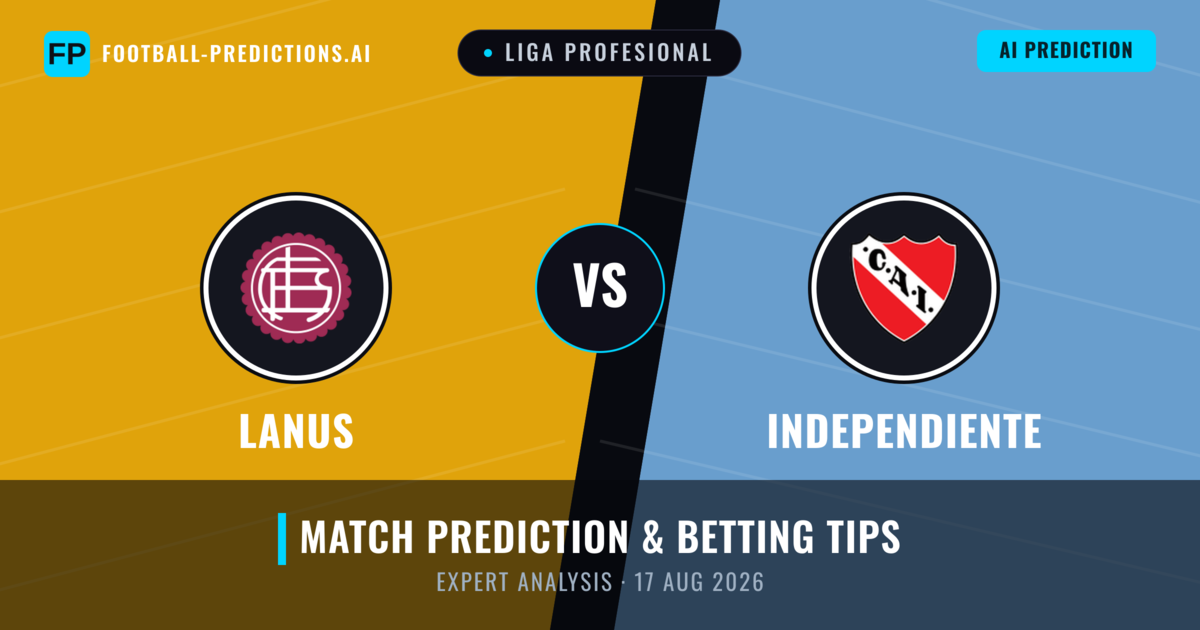 Lanus vs Independiente — match prediction & preview