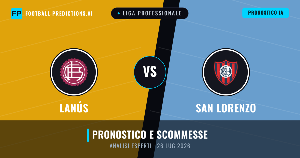 Lanús vs San Lorenzo — pronostico e anteprima del match