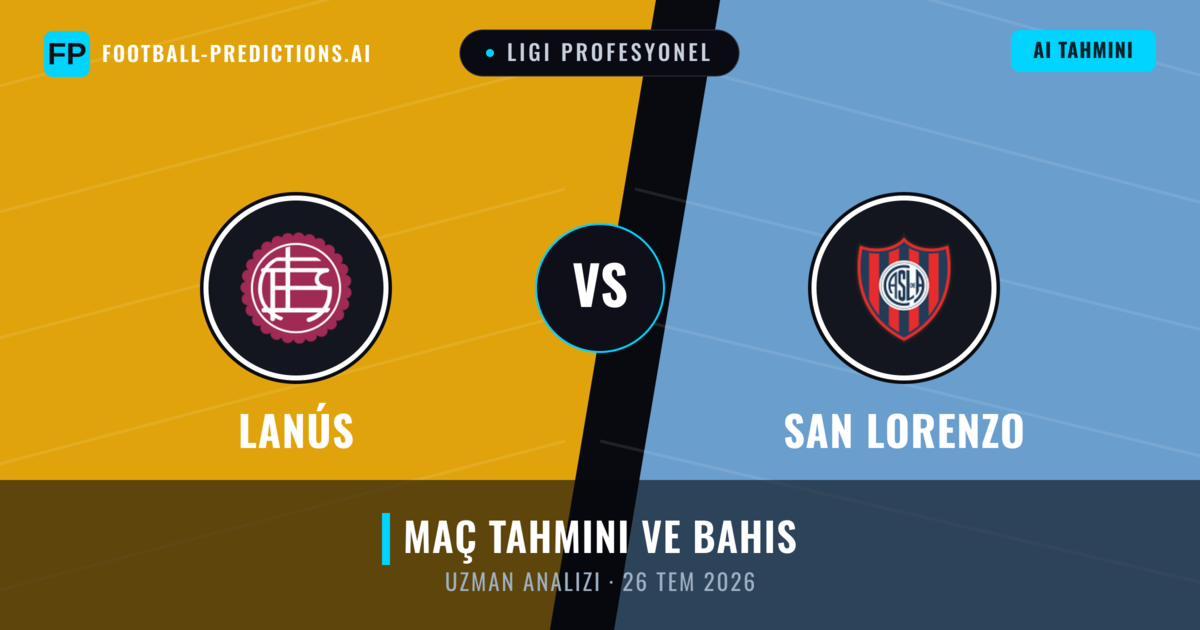 Lanús - San Lorenzo — maç tahmini ve önizleme