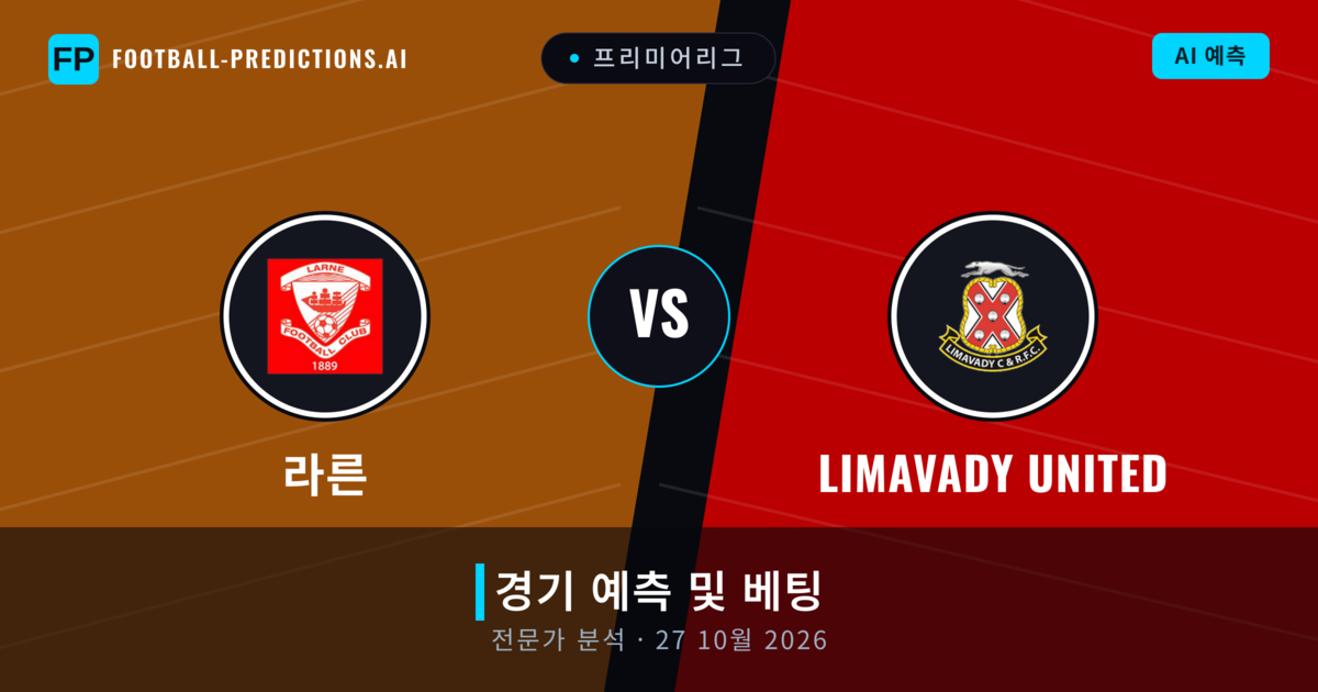 라른 대 Limavady United — 경기 예측 및 프리뷰