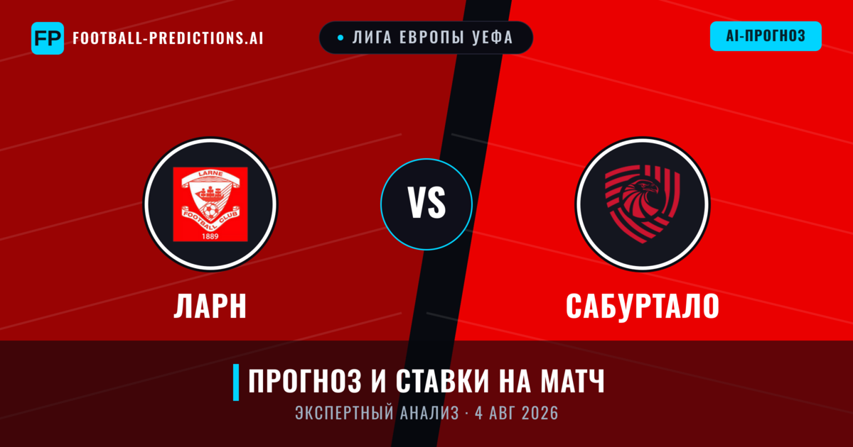 Ларн – Сабуртало — прогноз и превью матча