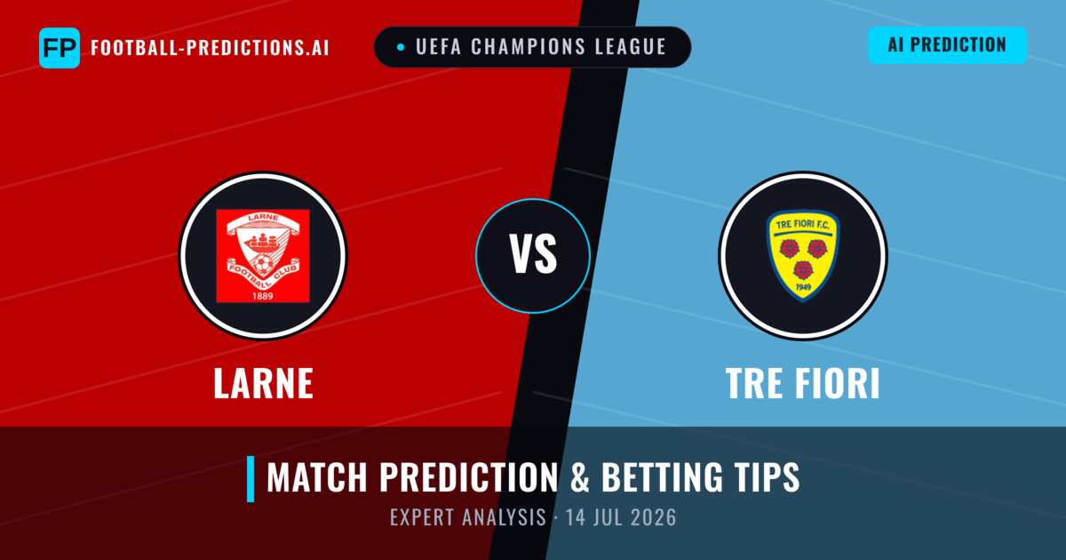Larne vs Tre Fiori — match prediction & preview