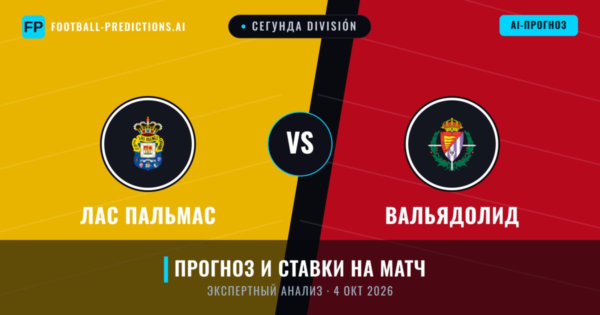 Лас Пальмас – Вальядолид — прогноз и превью матча